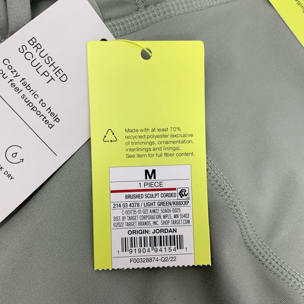 All In Motion Brushed Sculpt High-Rise Active Leggings Sage Green Size M - Picture 10 of 12